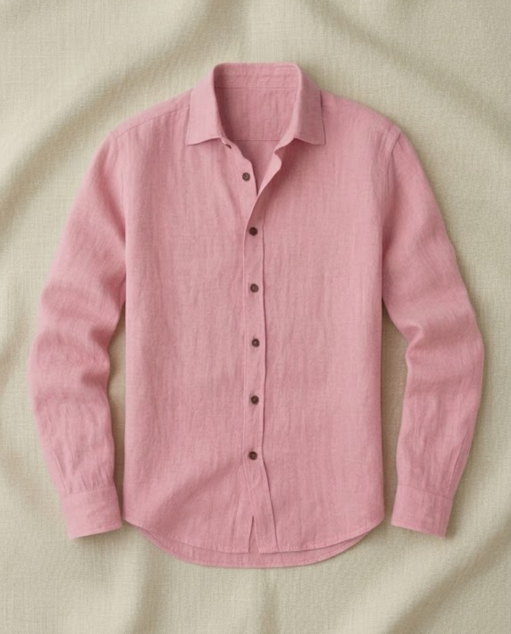 Chemise homme manches longues boutonnée
