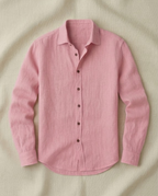 Chemise homme manches longues boutonnée