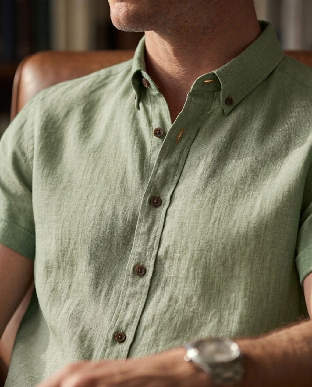 Chemise homme col ouvert