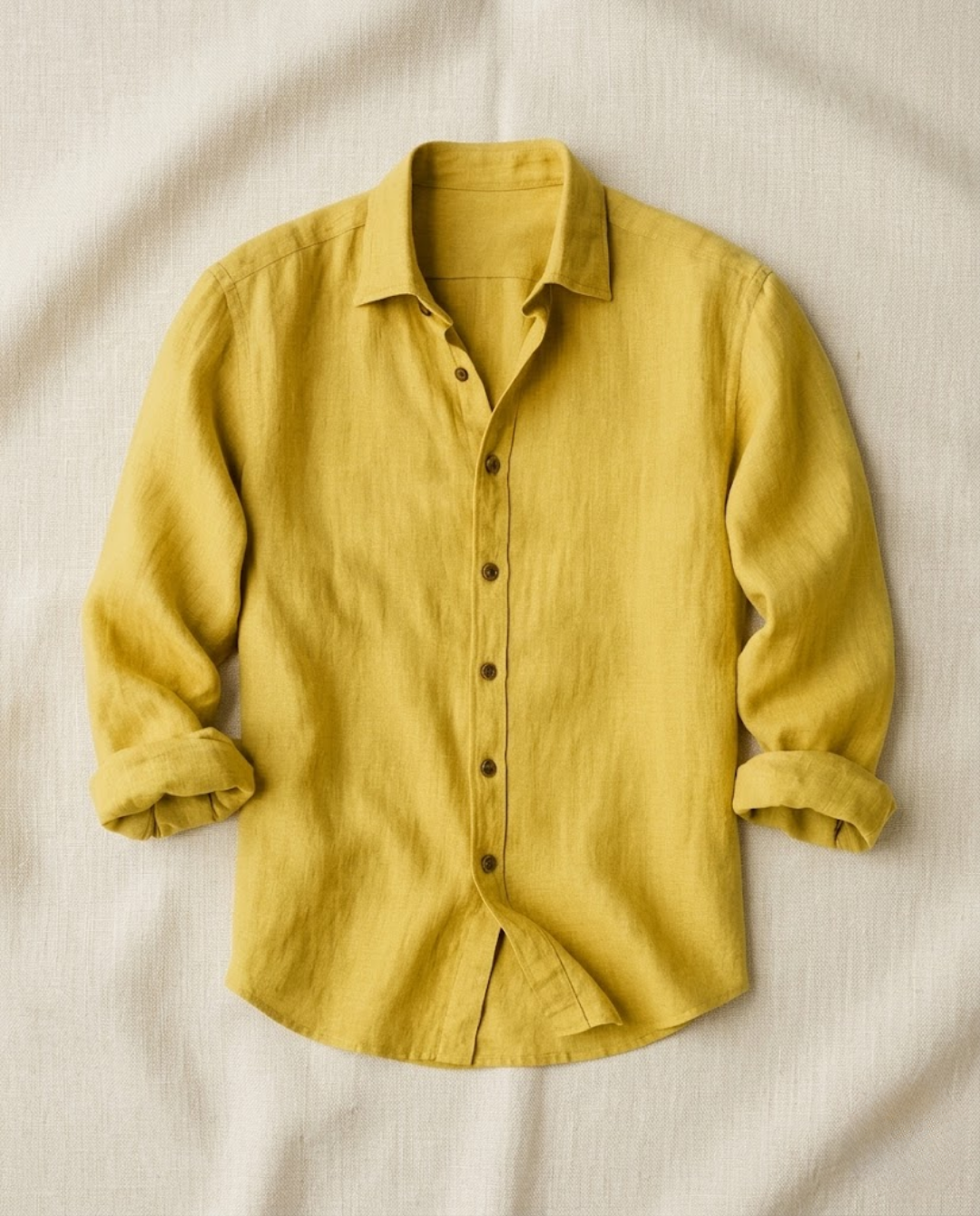 Chemise homme manches longues boutonnée