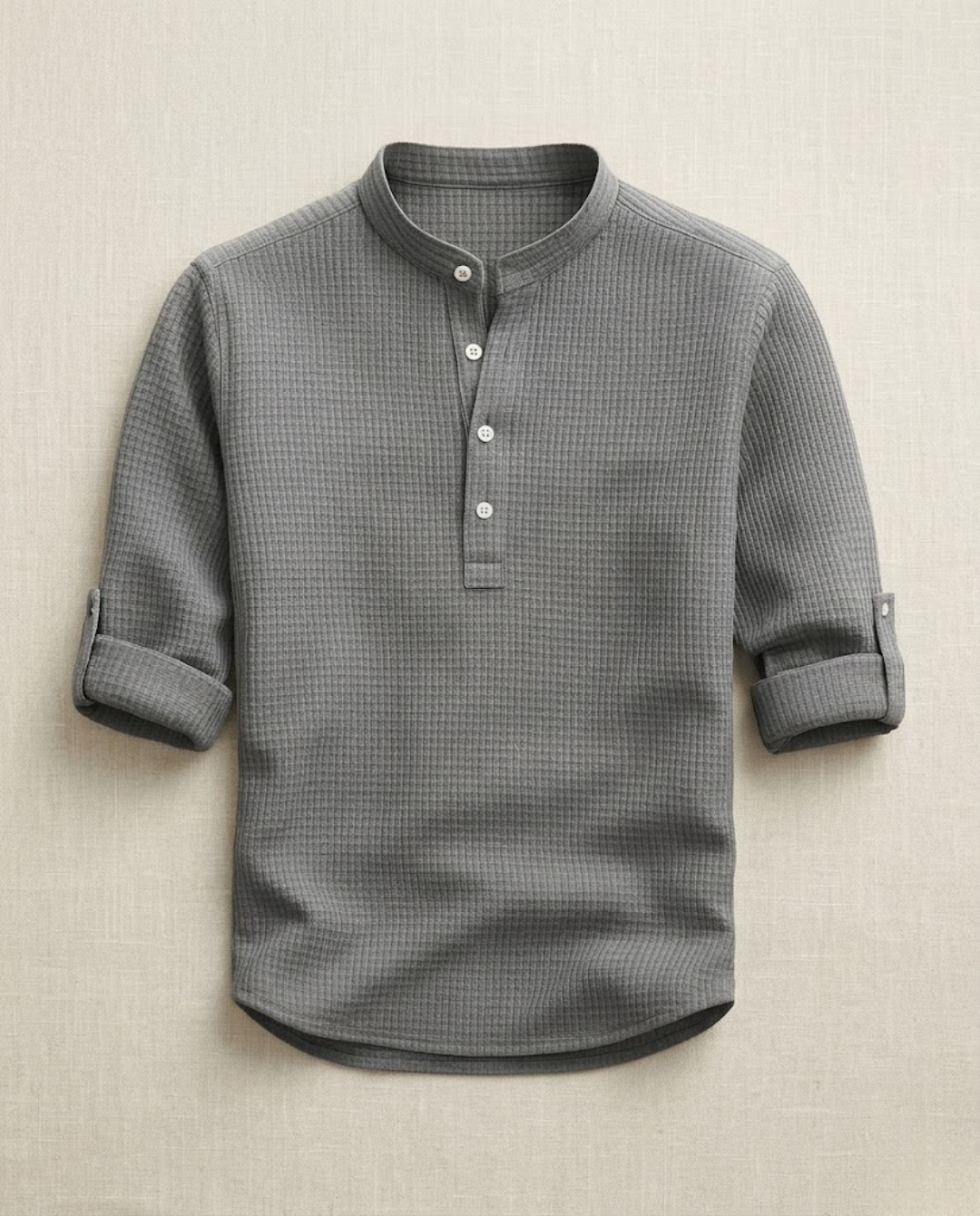 Chemise homme manches retroussées