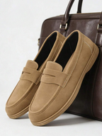 Mocassins homme à bride