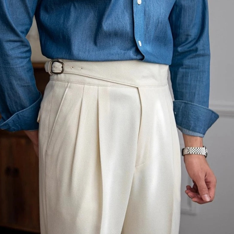 Pantalon homme à pinces