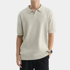 Polo homme côtelé