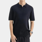 Polo homme côtelé