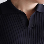 Polo homme côtelé