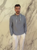 Chemise homme à capuche
