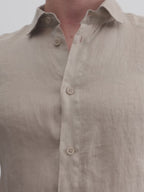 Chemise homme manches longues boutonnée