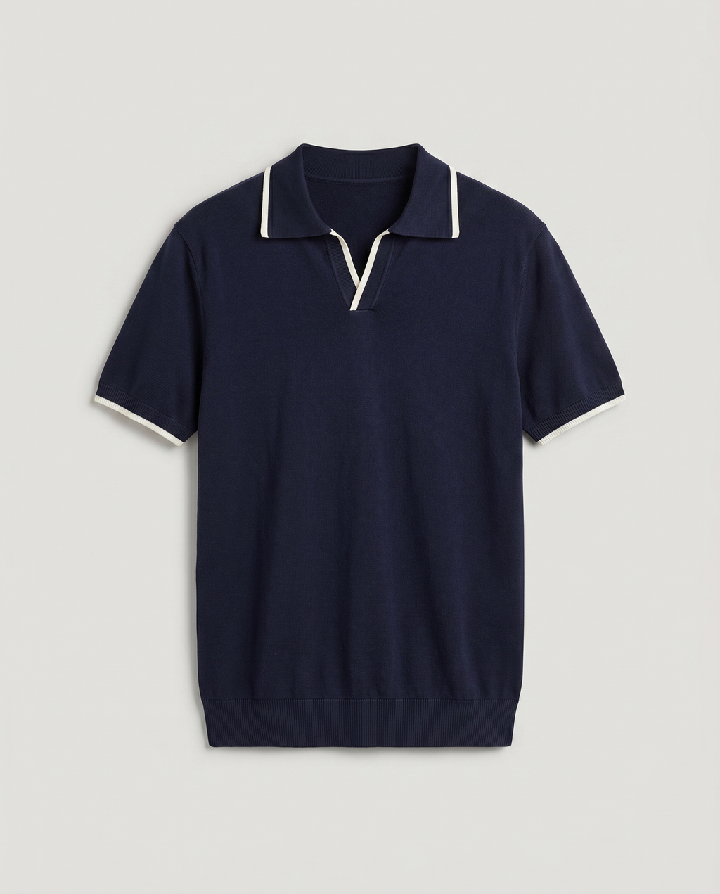 Polo homme col ouvert