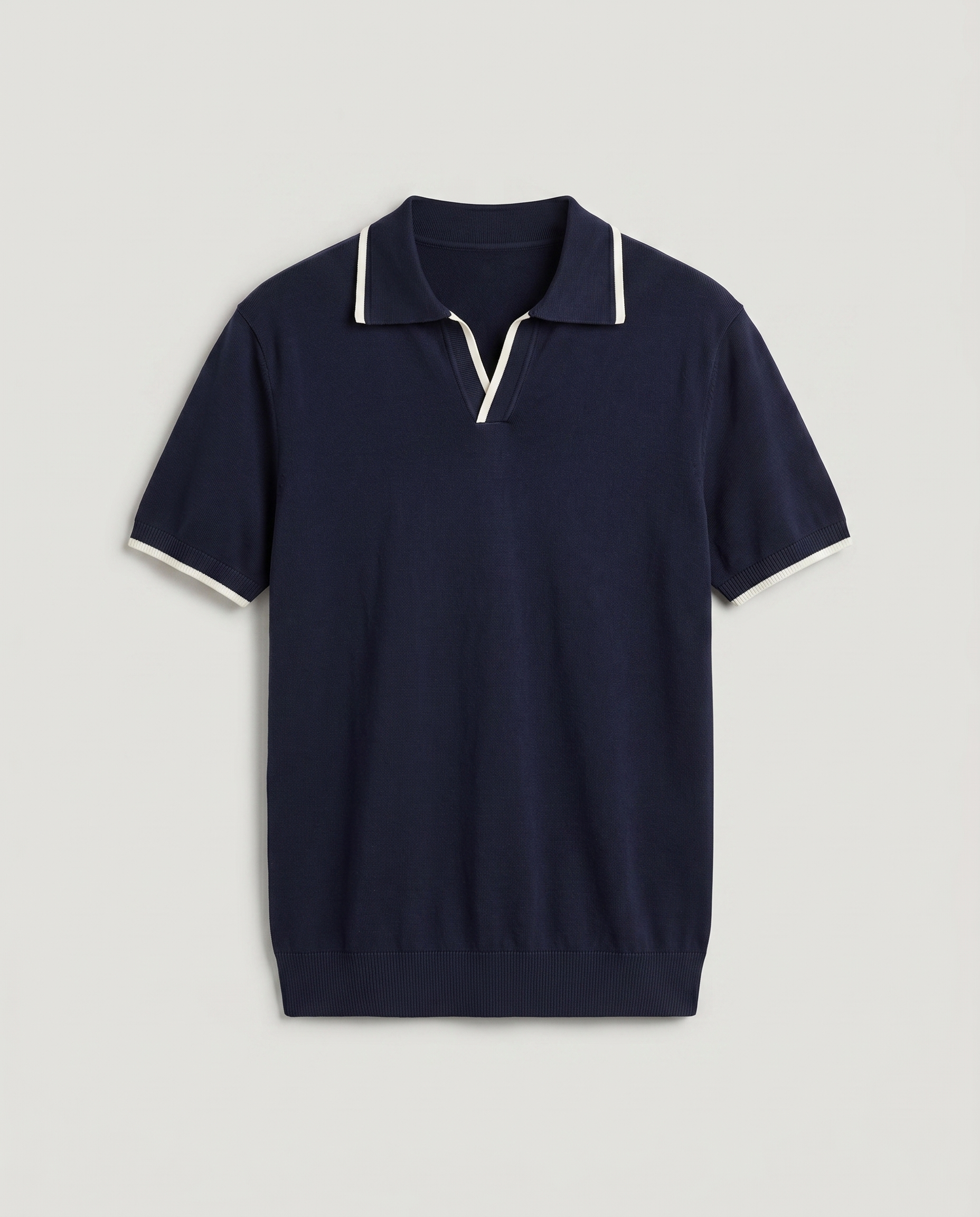 Polo homme col ouvert