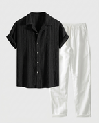 Ensemble homme boutonnée