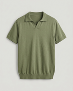 Polo homme col ouvert