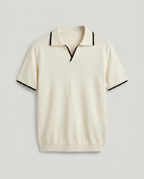 Polo homme col ouvert