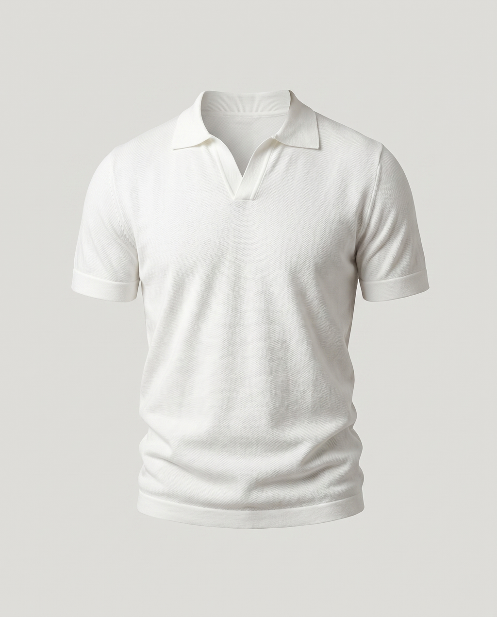 Polo homme col ouvert