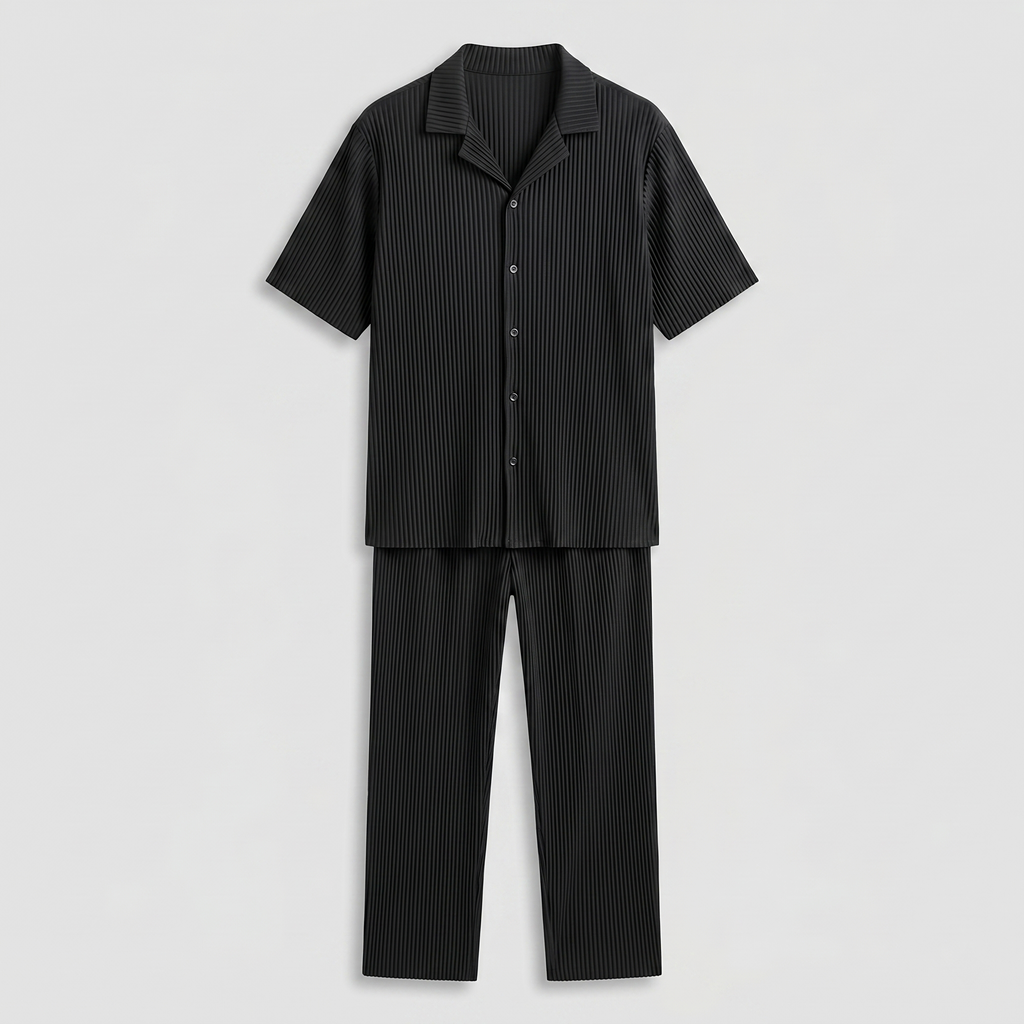 Ensemble homme plissé