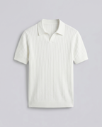 Polo homme côtelé
