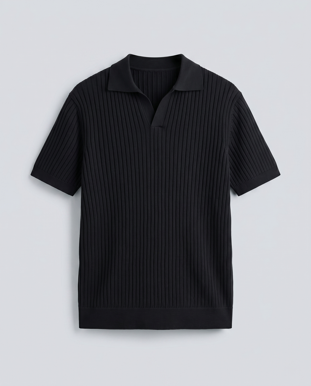 Polo homme côtelé