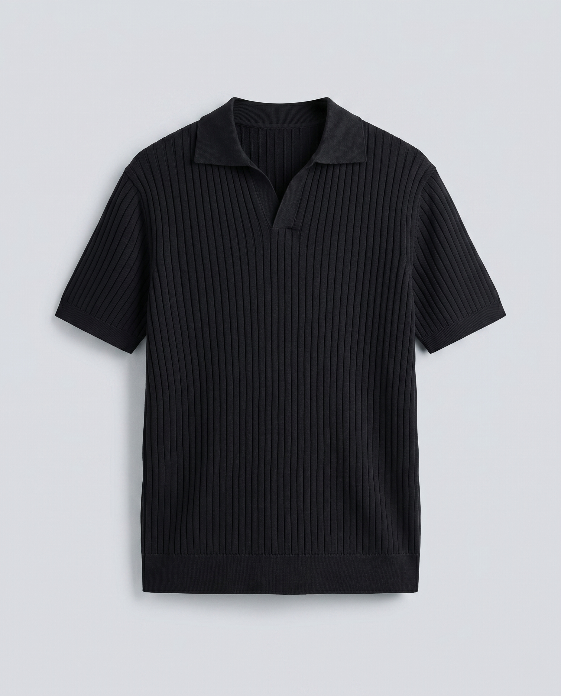 Polo homme côtelé
