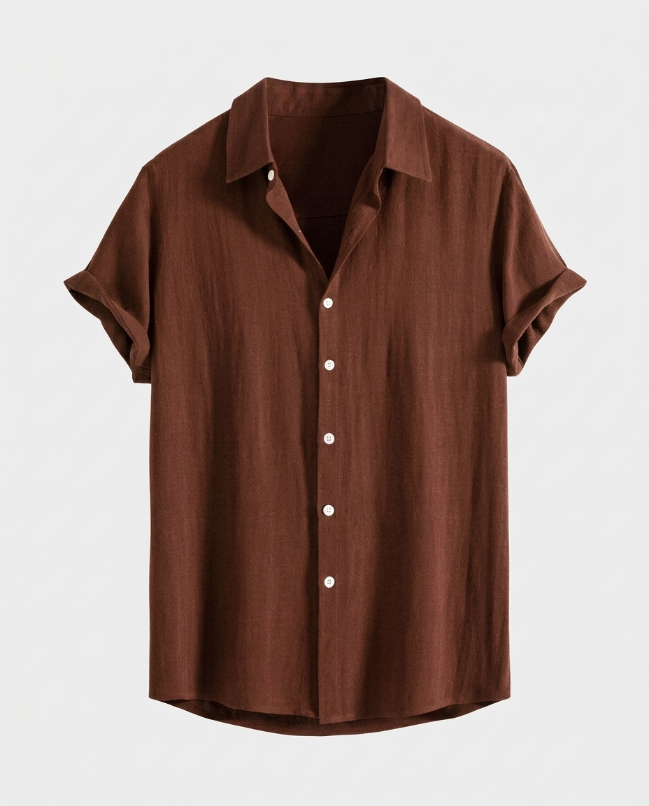 Chemise homme col ouvert