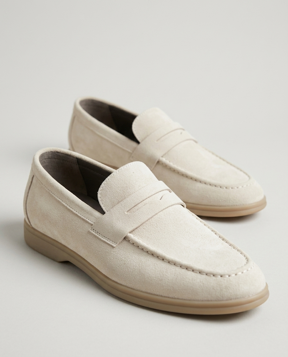 Mocassins homme à découpe frontale