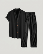 Ensemble homme chemise col mao
