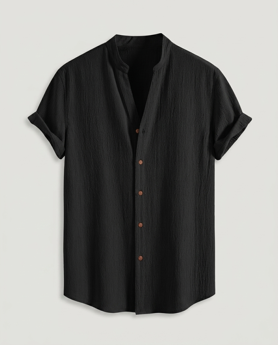 Ensemble homme chemise col mao