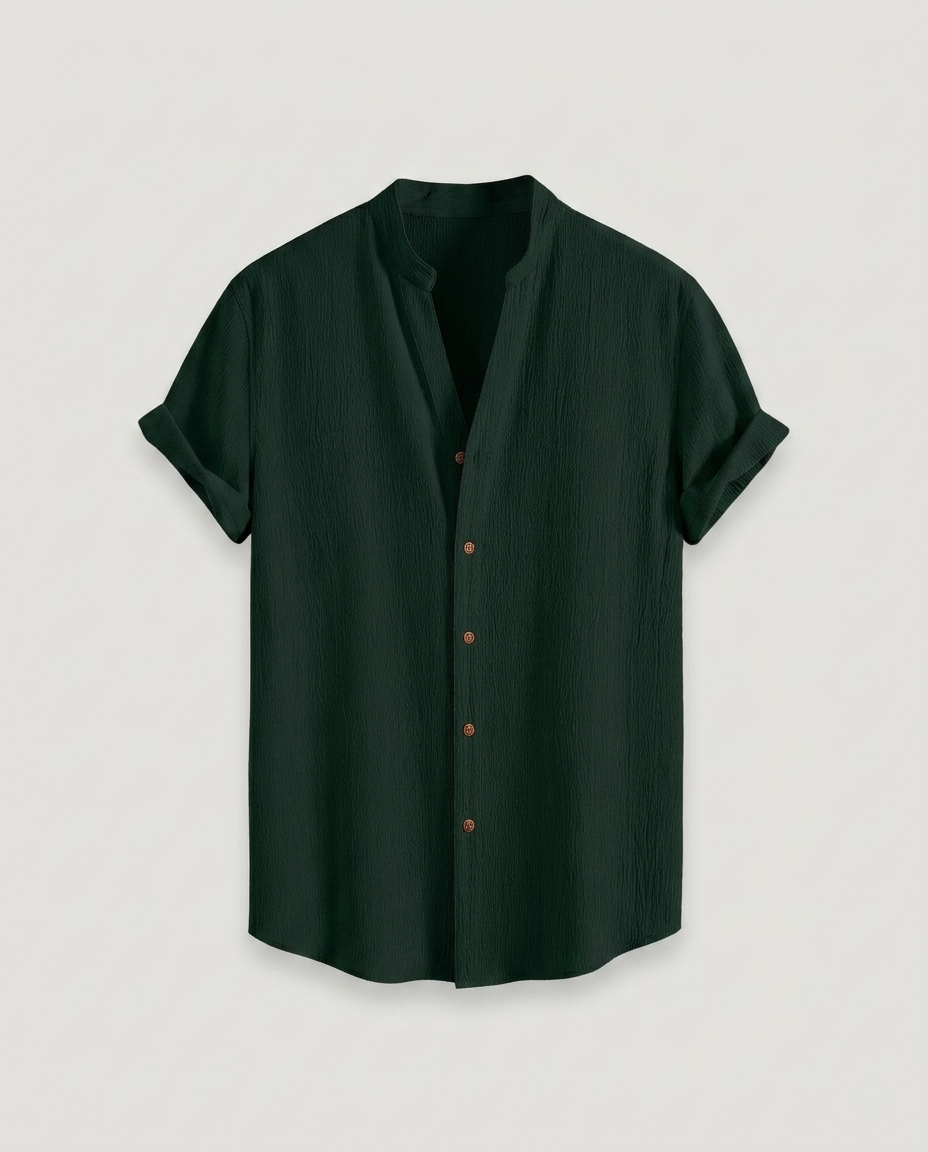 Ensemble homme chemise col mao