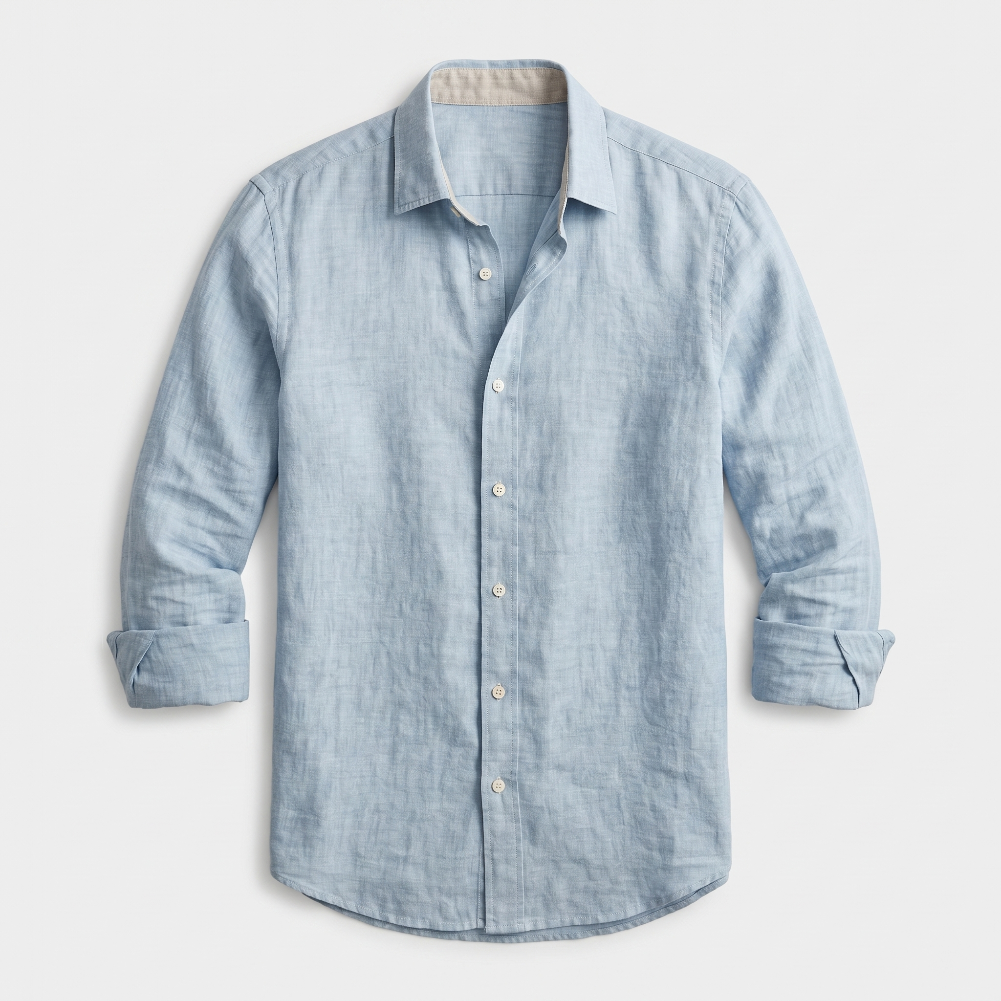 Chemise homme boutonnée manches longues