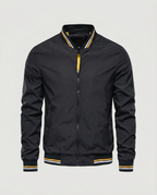 Blouson bomber homme zippé col montant