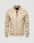 Blouson bomber homme zippé col montant