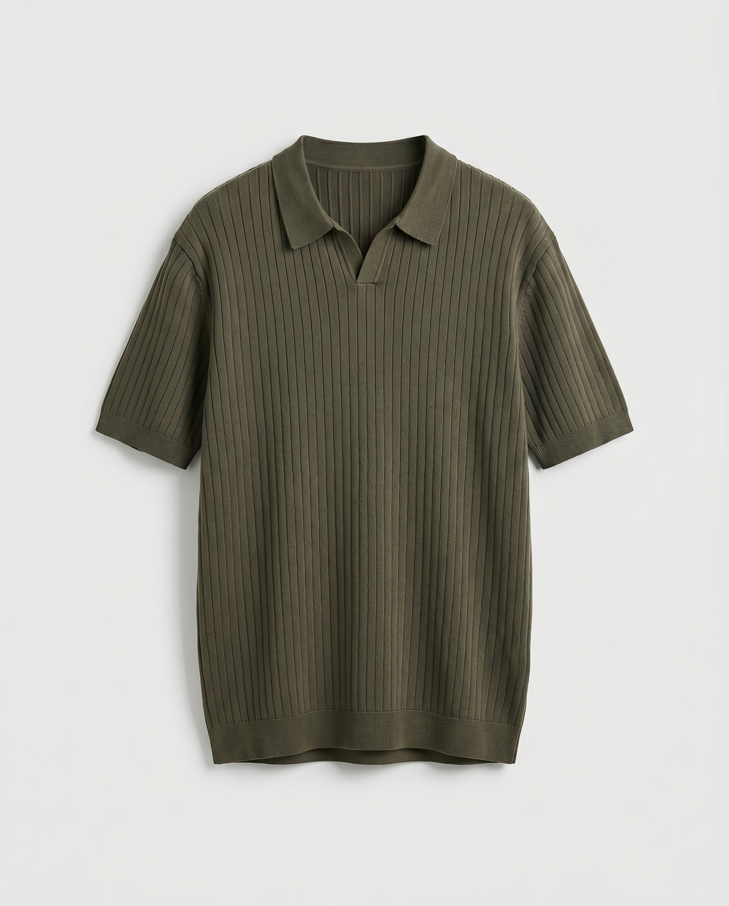 Polo homme côtelé