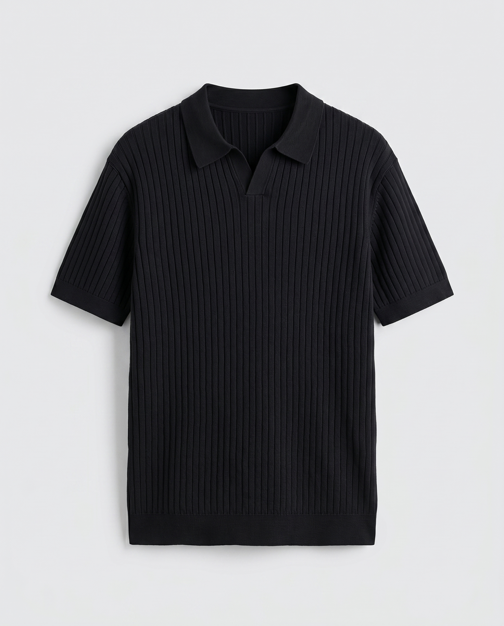 Polo homme côtelé