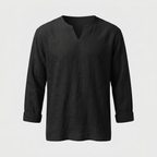Chemise homme col fendu