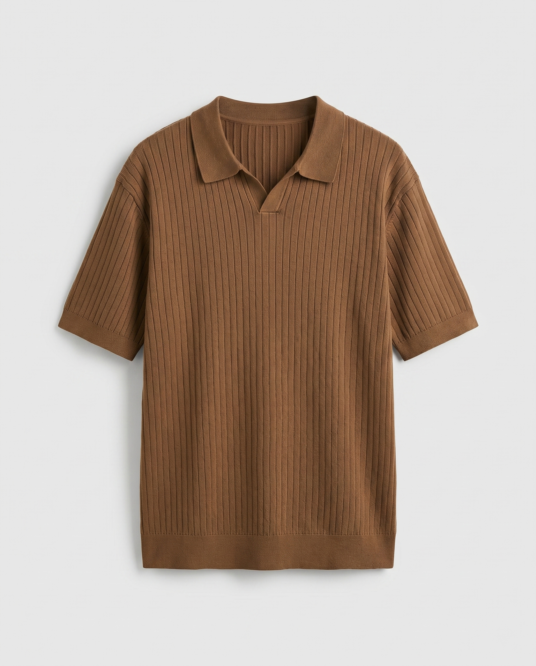 Polo homme côtelé
