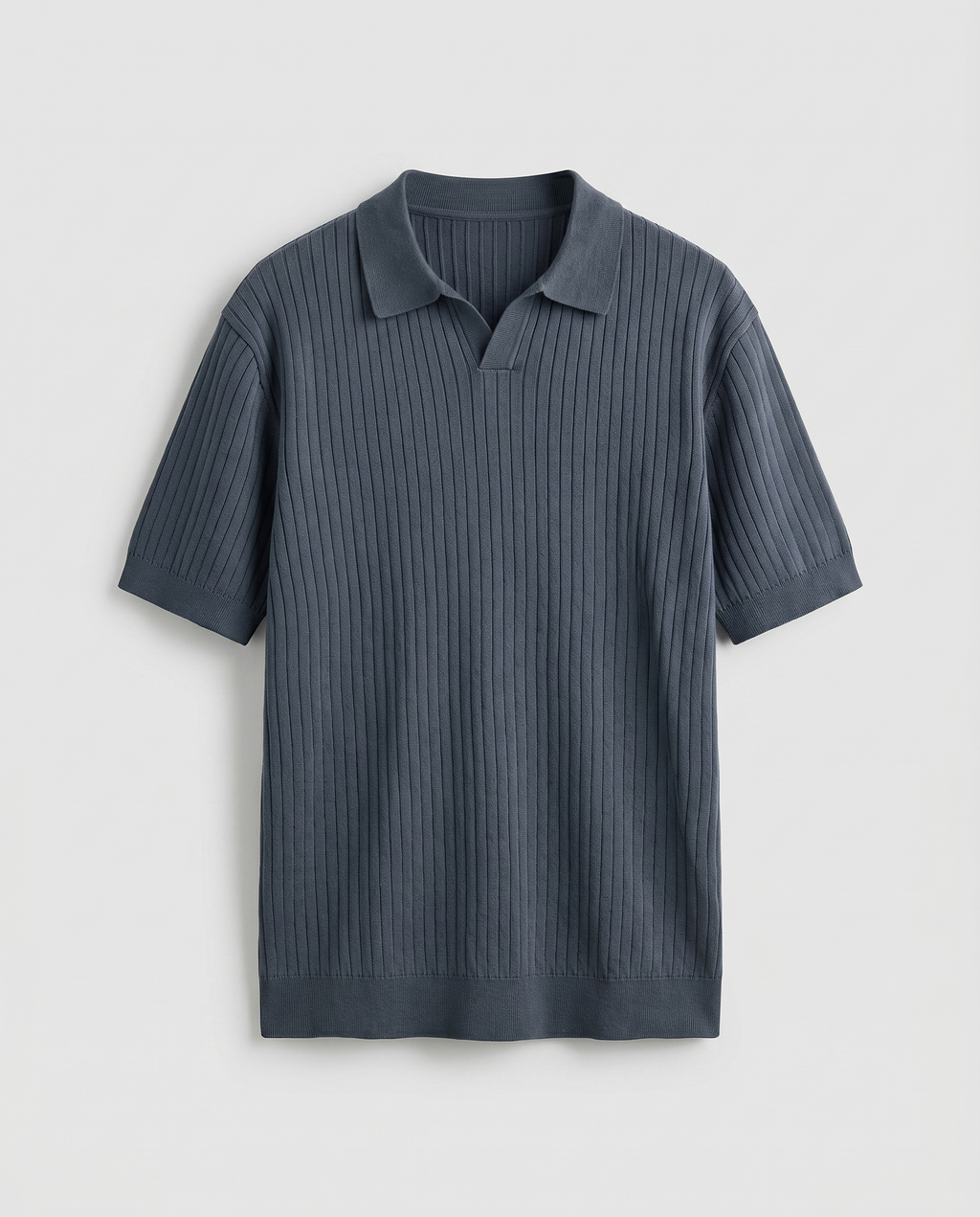 Polo homme côtelé