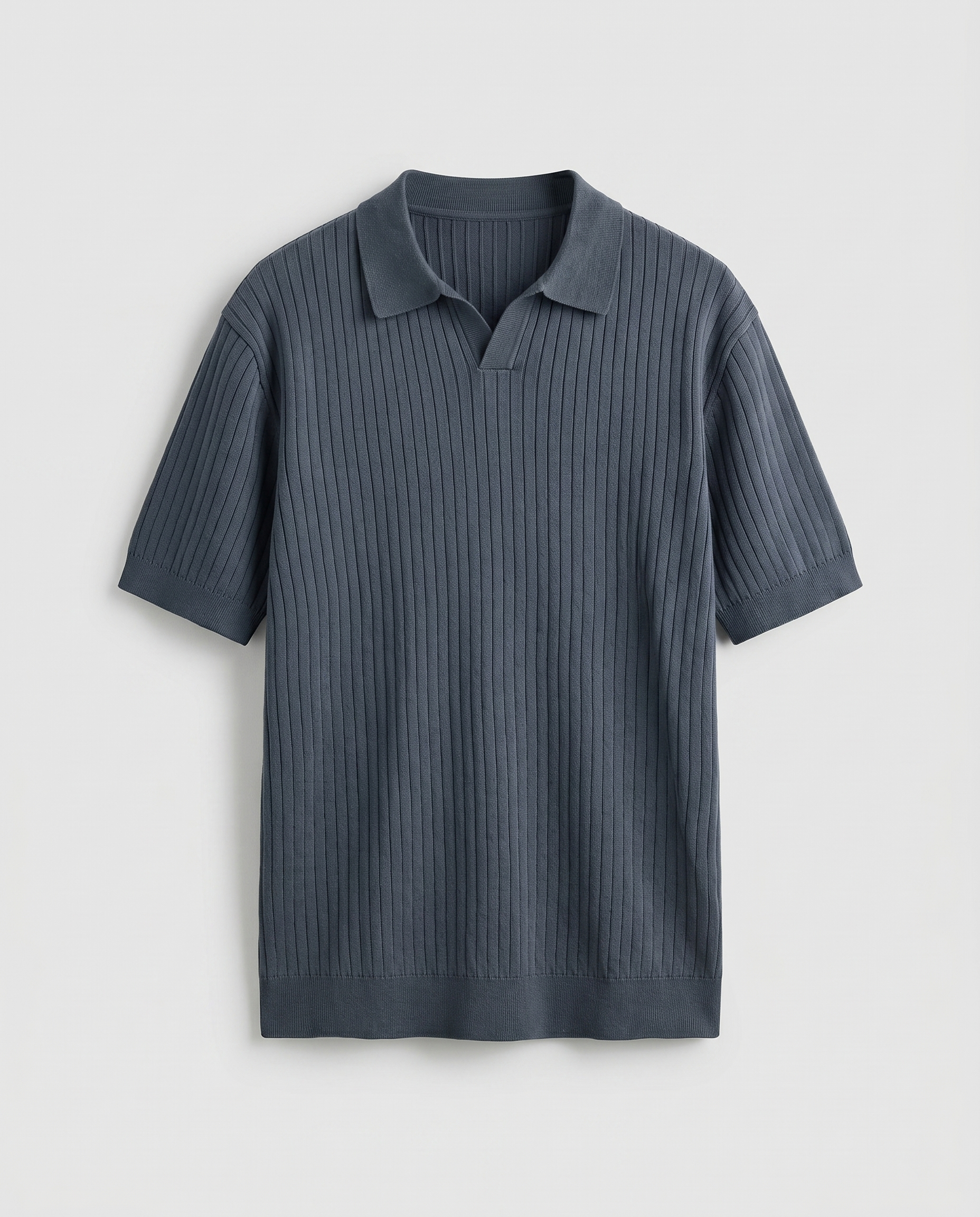 Polo homme côtelé