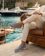 Mocassins homme couture apparente