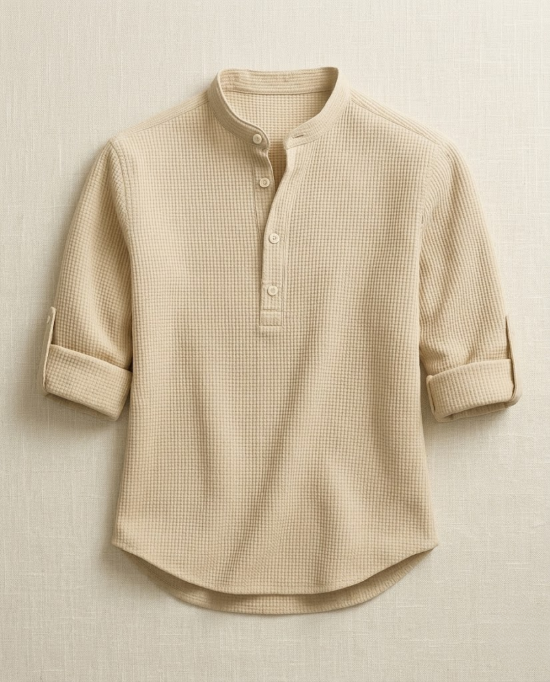 Chemise homme manches retroussées